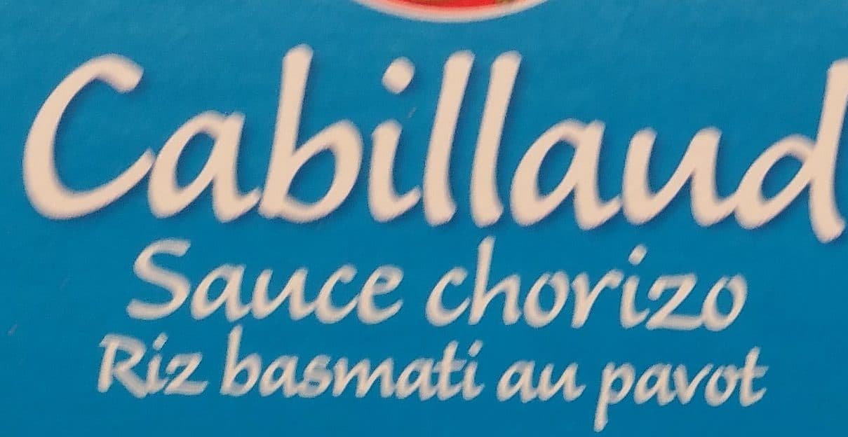 Fleury Michon Cabillaud Sauce chorizo Riz au pavot packshot