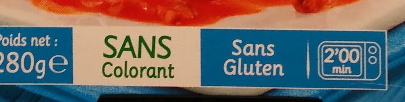 Fleury Michon Cabillaud Sauce chorizo Riz au pavot packshot