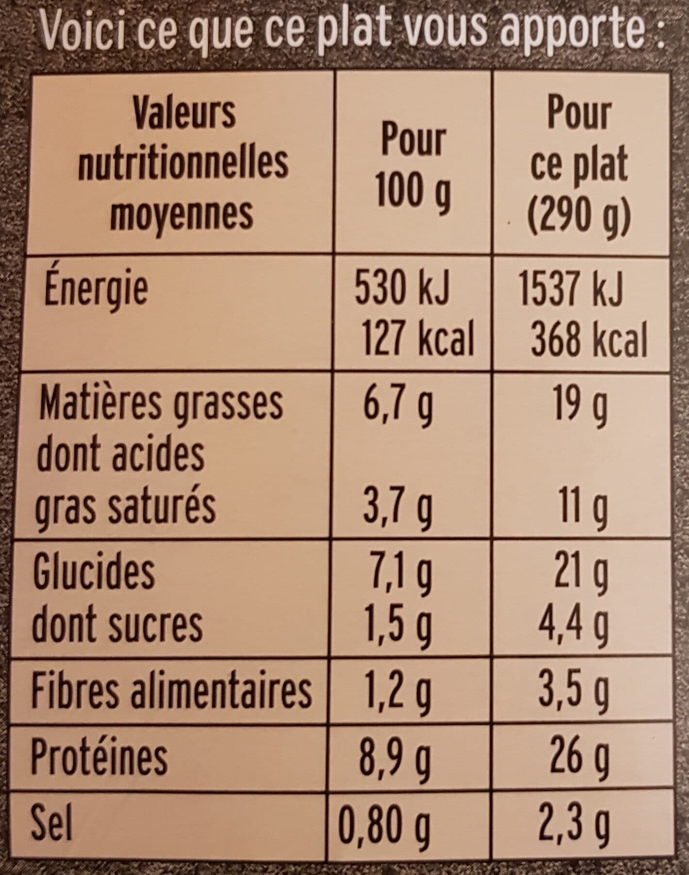 Fleury Michon Le Filet Mignon de Porc et son écrasé de pommes de terre packshot