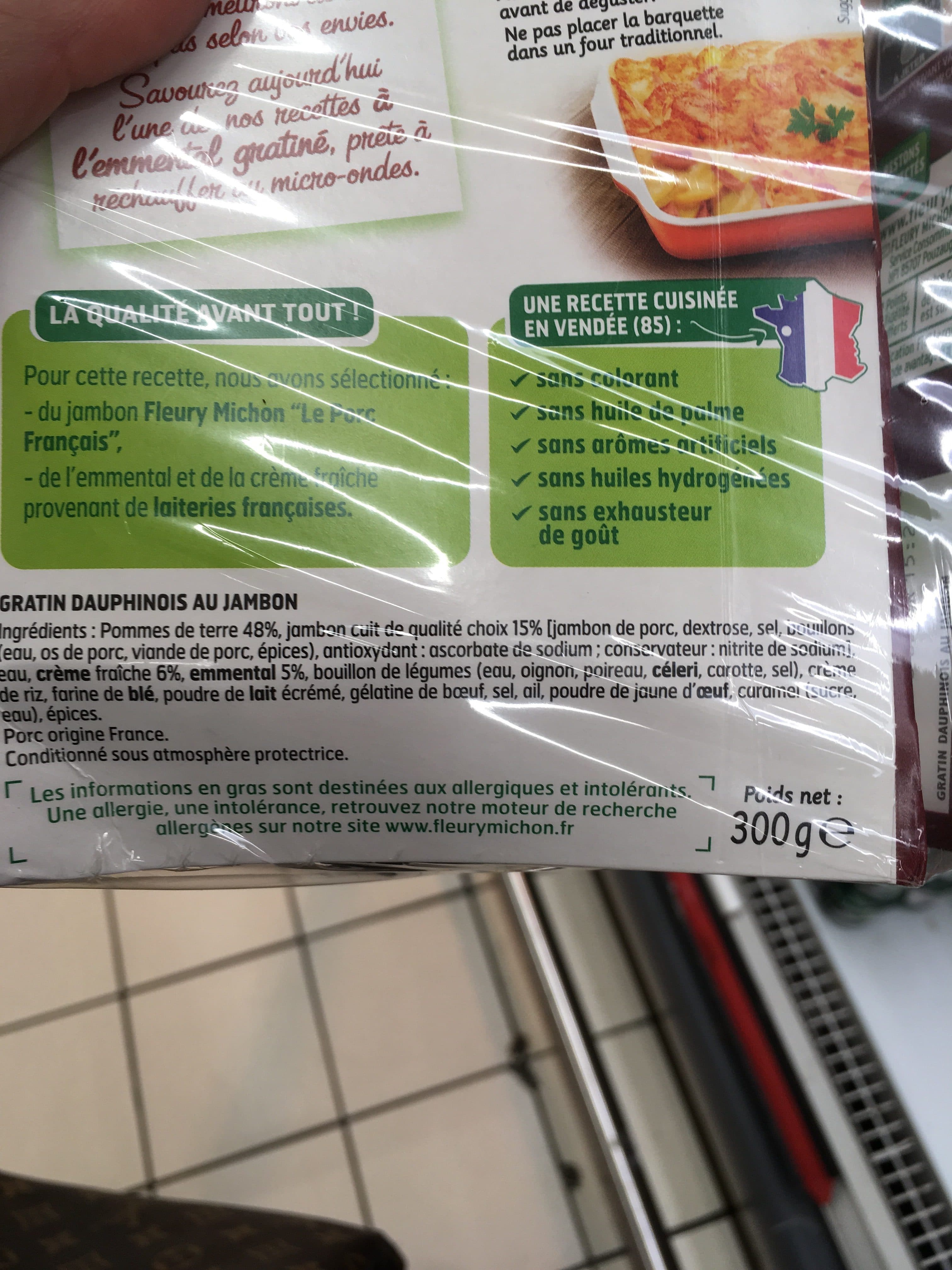 Fleury Michon Fleury Michon Gratin Dauphinois x2-50% Sur Le 2ème packshot