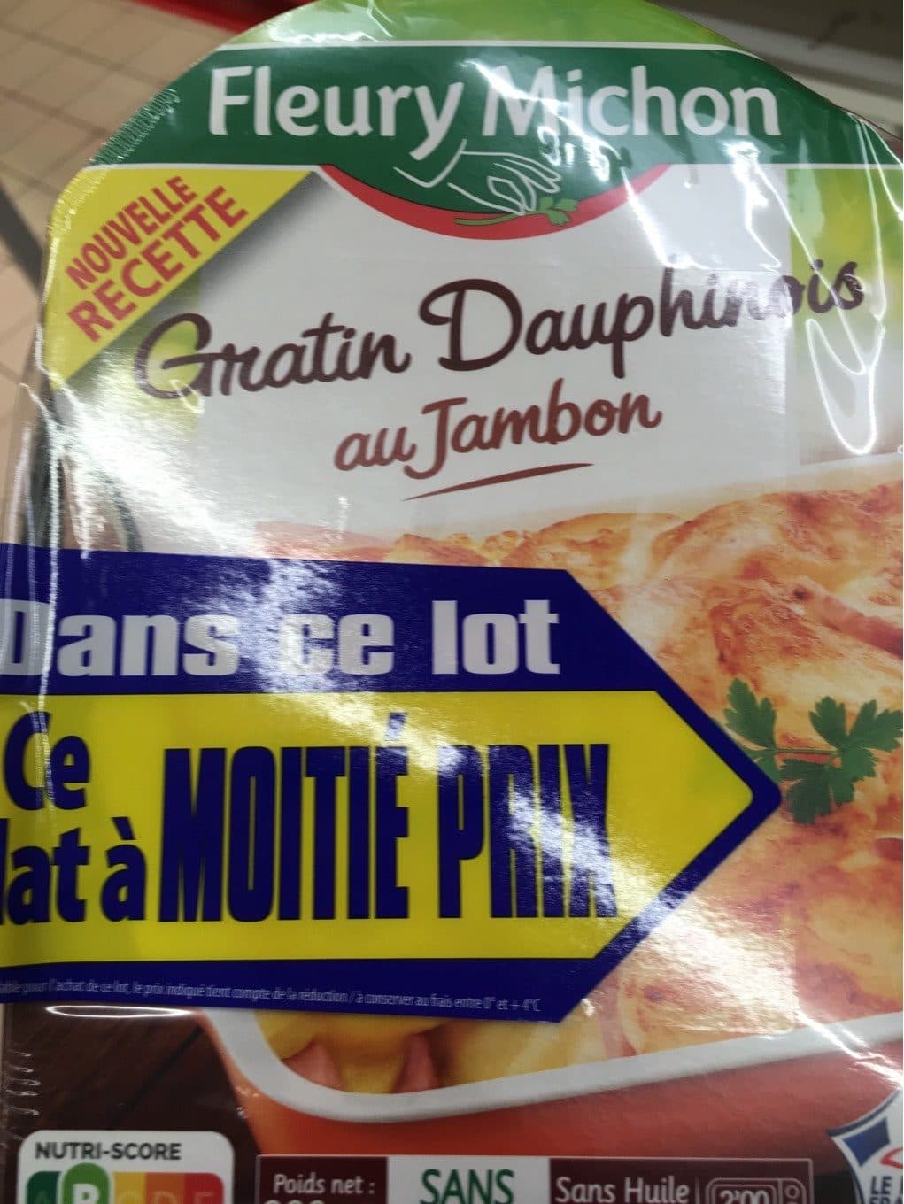 Fleury Michon Fleury Michon Gratin Dauphinois x2-50% Sur Le 2ème packshot