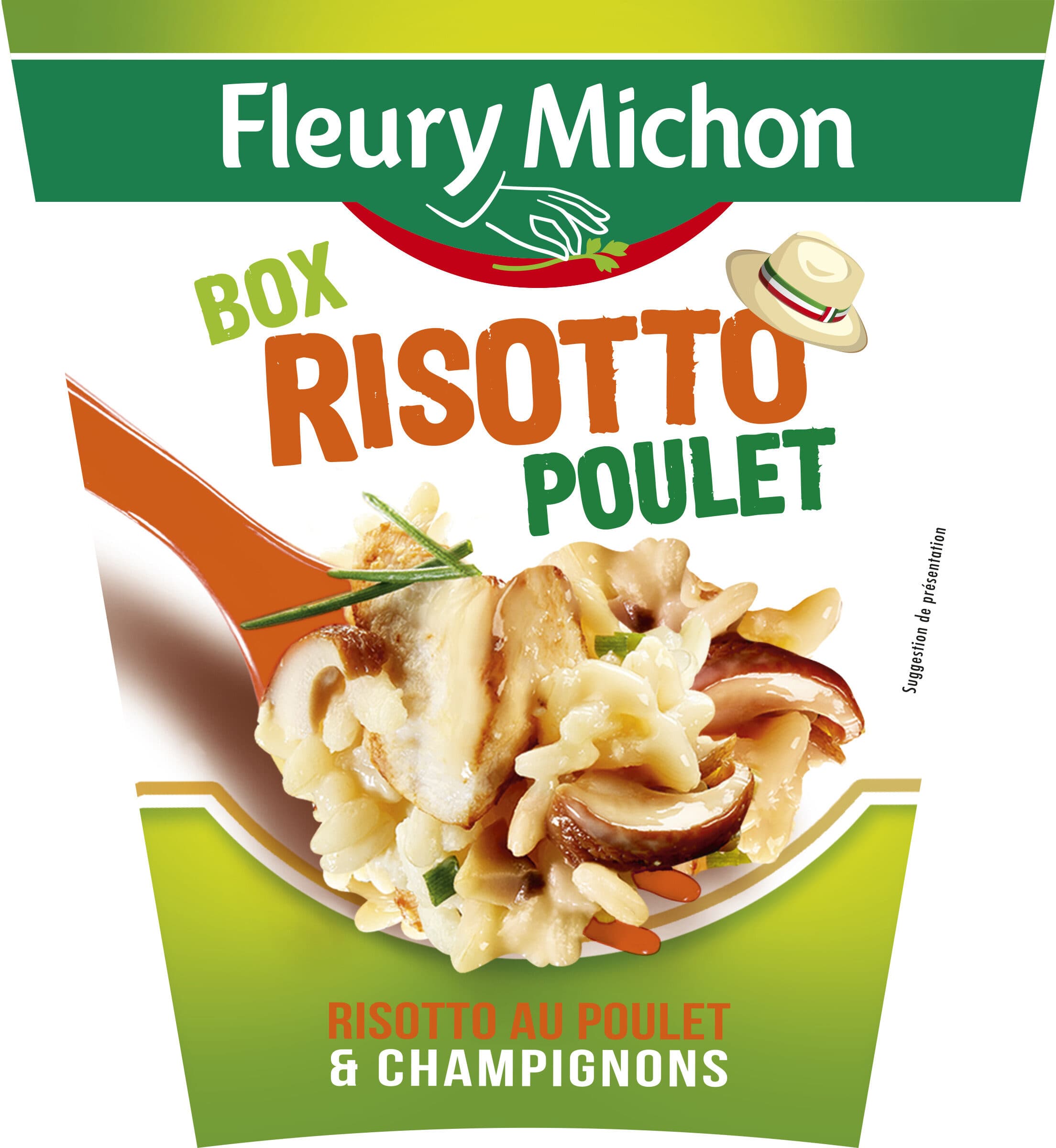 Fleury Michon BOX RISOTTO POULET (risotto au poulet & champignons) packshot