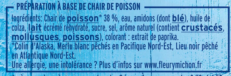Fleury Michon Le surimi râpé packshot