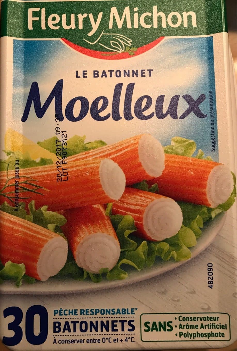 Fleury Michon Bâtonnet de surimi saveur crabe packshot