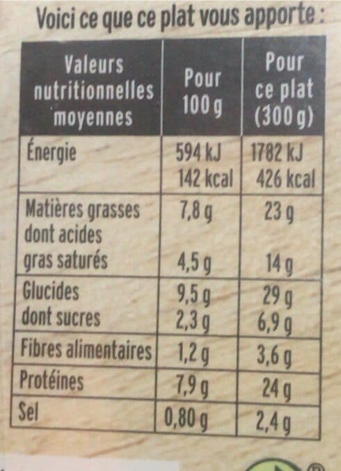 Fleury Michon Hachis parmentier packshot