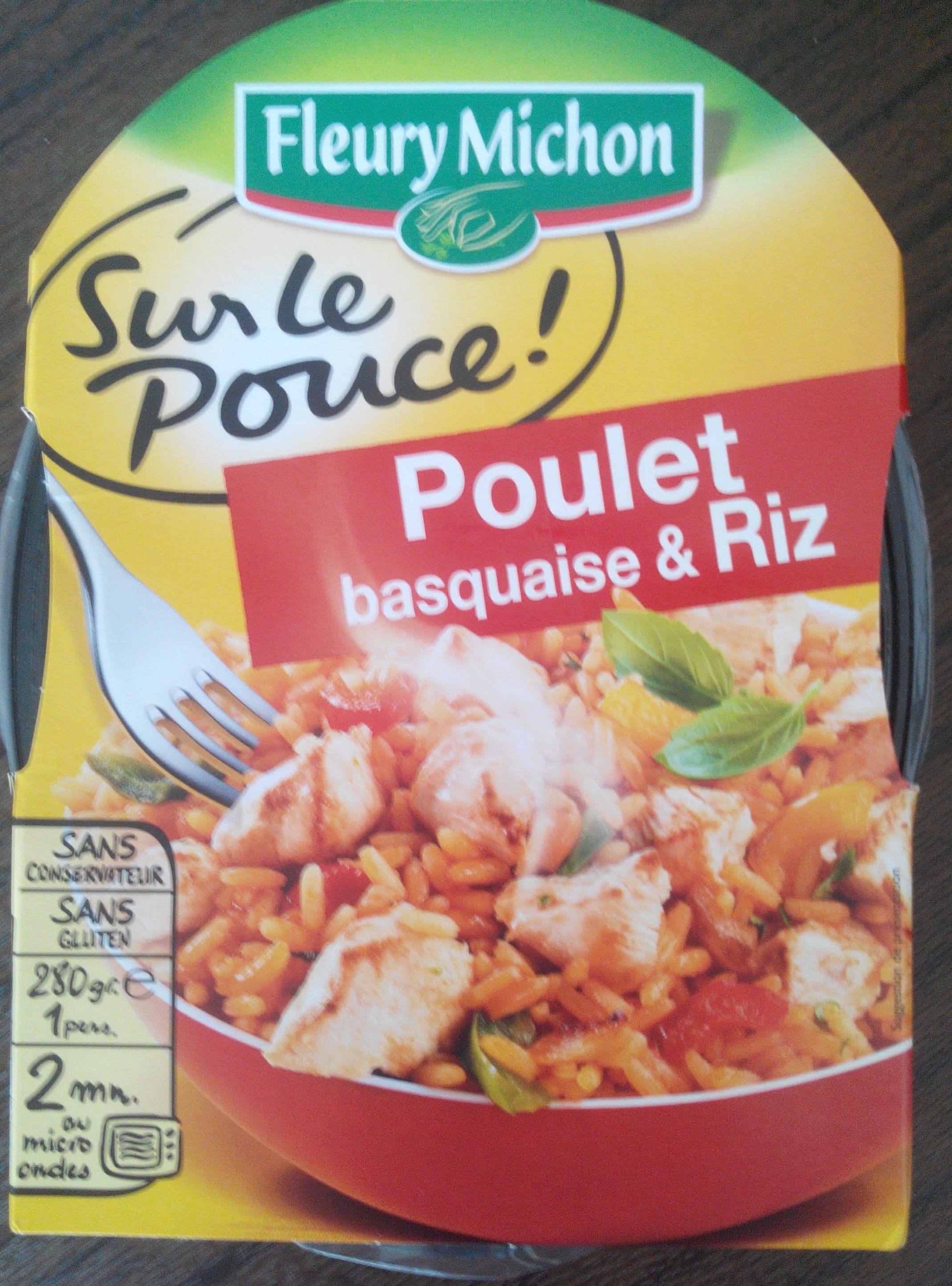Fleury Michon Poulet basquaise & riz packshot