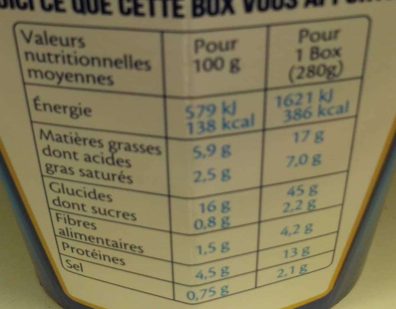 Fleury Michon Box à la Bretonne (Pâtes conchiglie aux Saint-Jacques*, cidre breton & crème) packshot