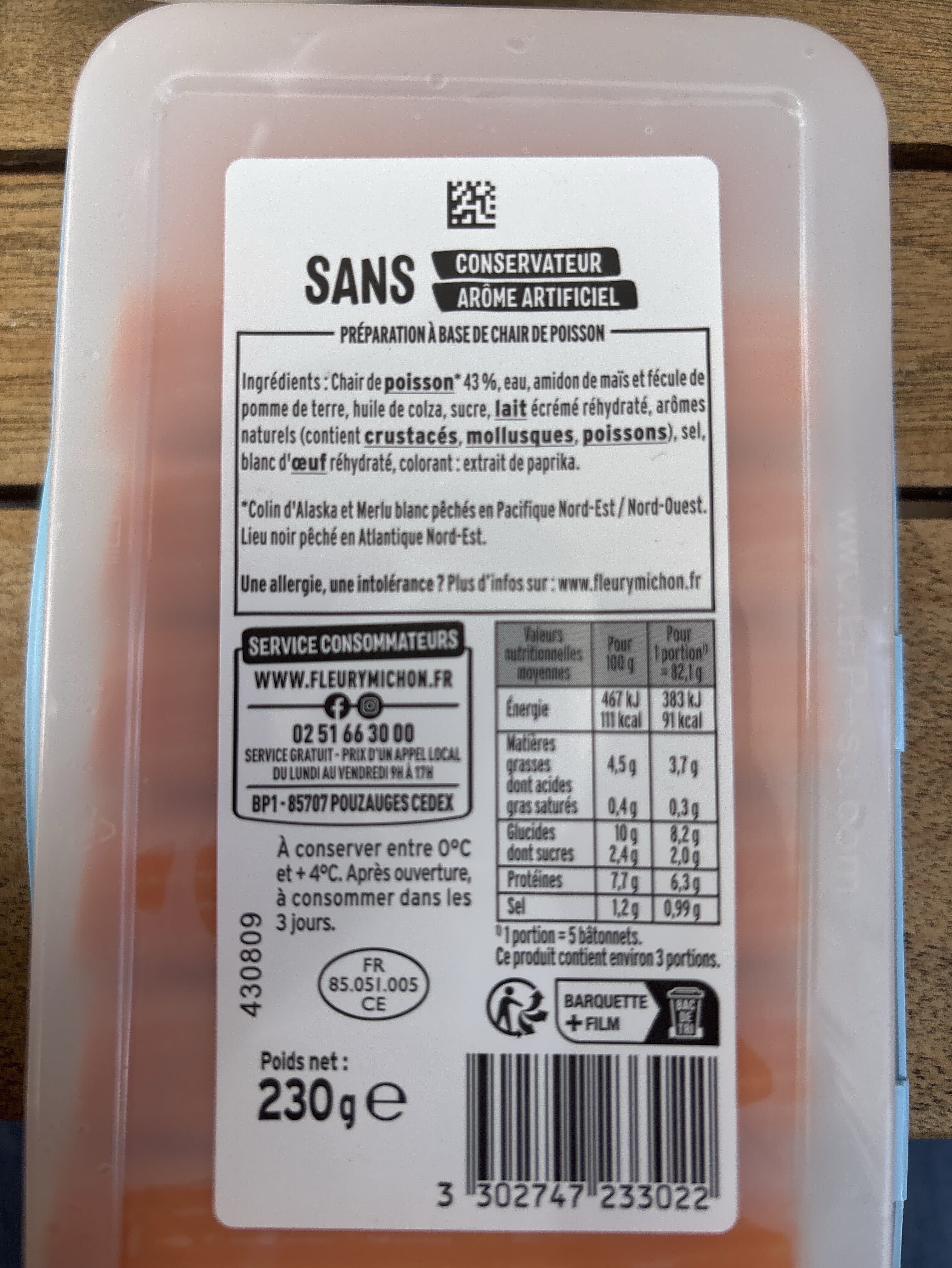Fleury Michon Le Moelleux -25% de Sel packshot