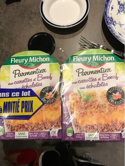 Fleury Michon Parmentier Aux Carotte Et Boeuf aux Échalotes packshot