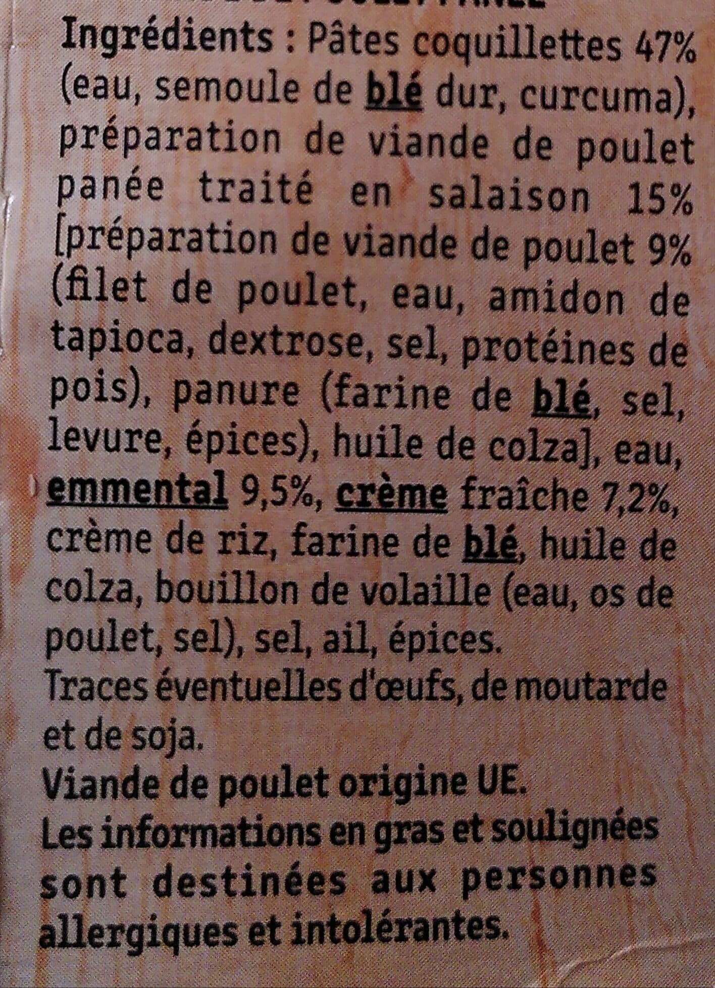 Fleury Michon Mini nuggets & coquillettes à l'emmental packshot