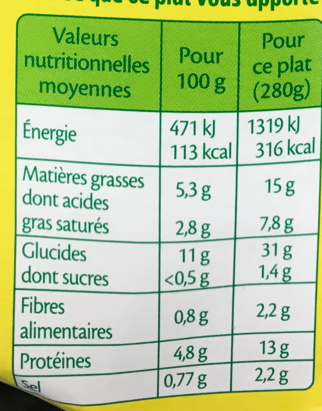 Fleury Michon Riz crémeux jambon emmental packshot