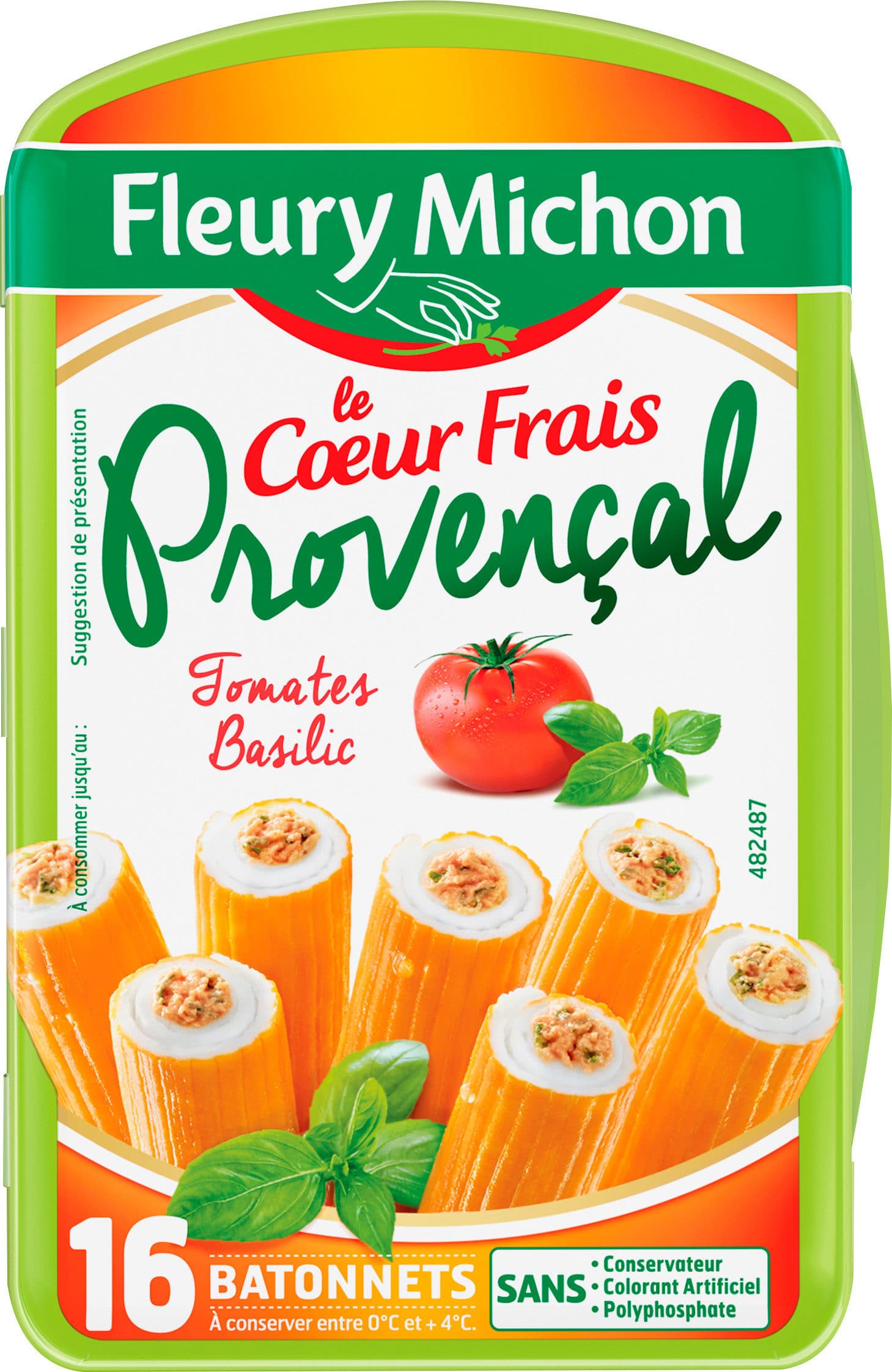 Fleury Michon Le Coeur Frais Provençal - 16 Bâtonnets packshot