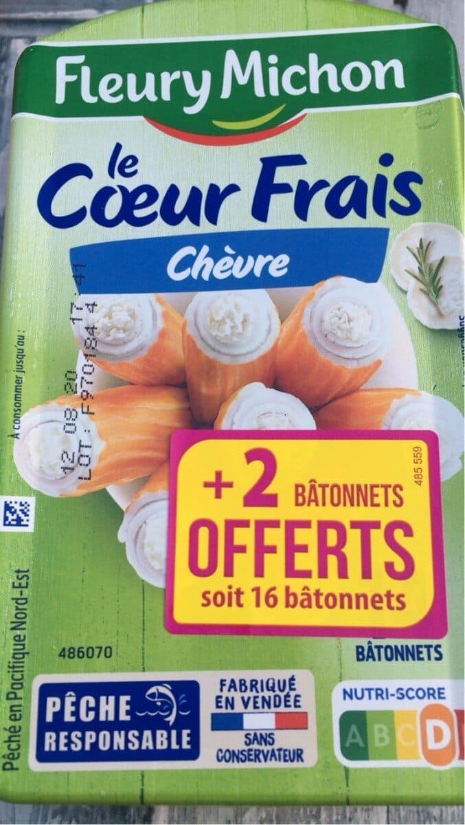 Fleury Michon Le coeur frais chevre packshot