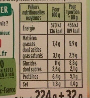 Fleury Michon Le coeur frais chevre packshot