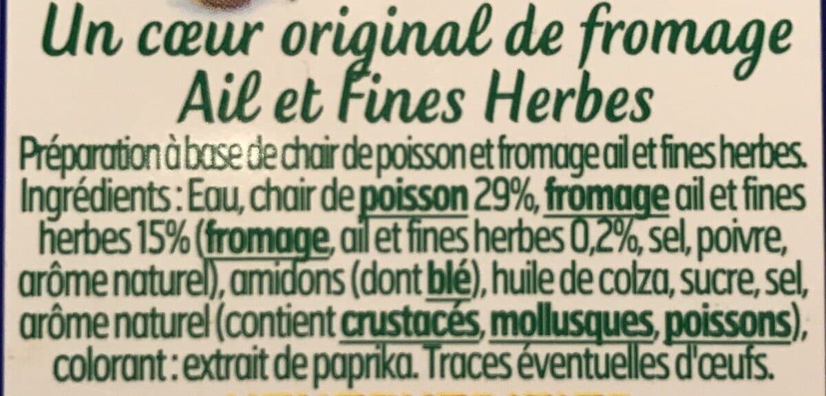 Fleury Michon le coeur frais ail & fines herbes packshot