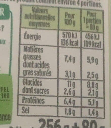 Fleury Michon Le Cœur Frais Surimi chèvre la barquette de 16 bâtonnets 336 g packshot