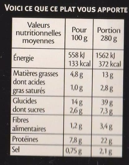 Fleury Michon Poulet émincé penne et tomates cuisinées packshot