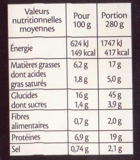 Fleury Michon Porc émincé riz et légumes cuisinés packshot