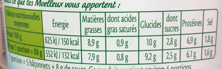 Fleury Michon Le Batonnet Moelleux avec 1 sauce aux herbes packshot