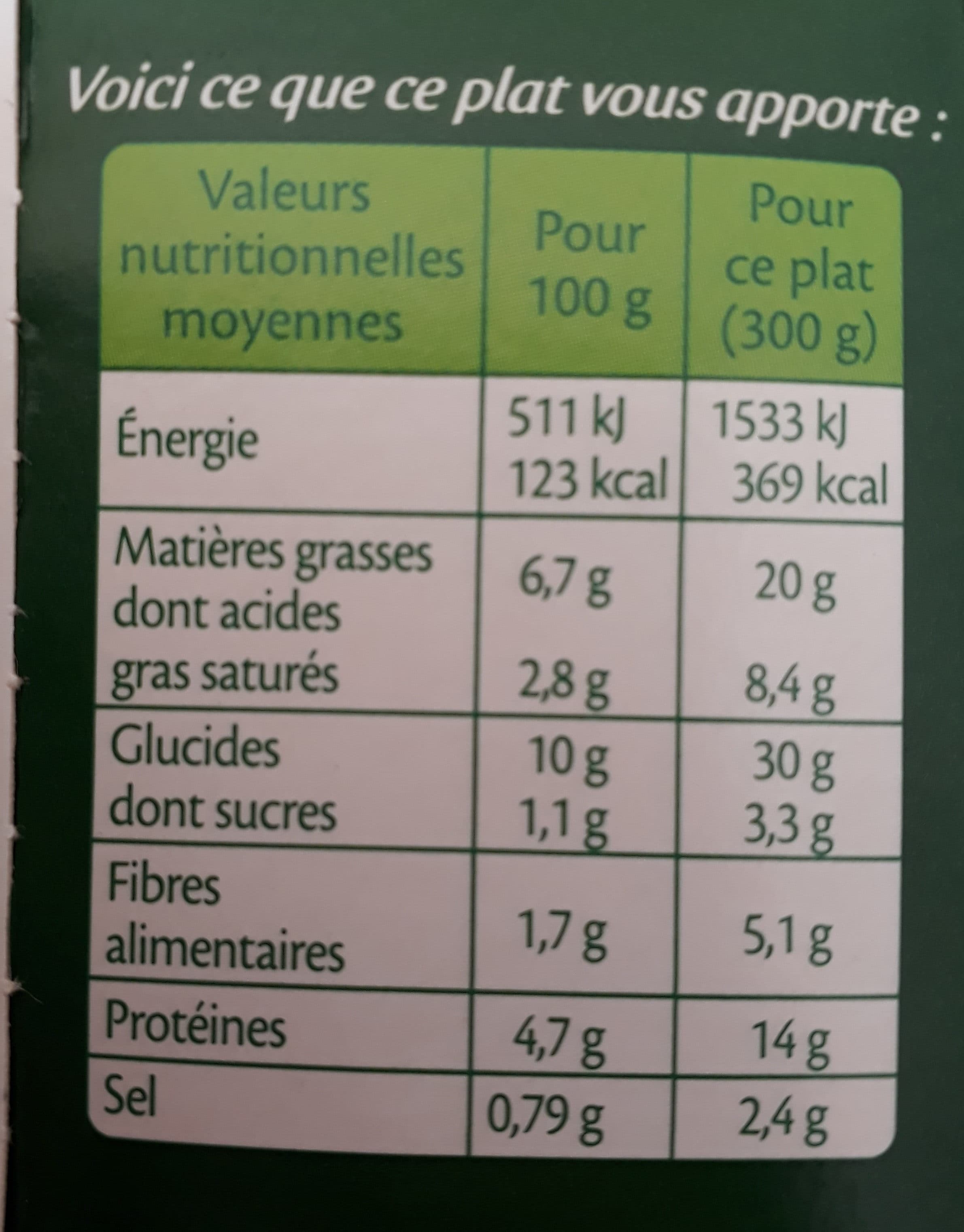 Fleury Michon Gratin de Légumes Mozzarella et Boulgour packshot