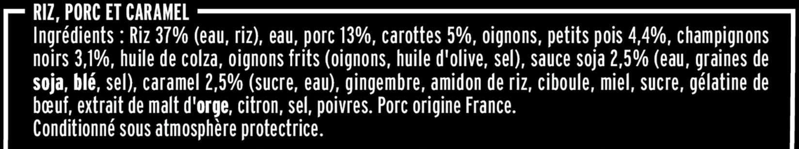 Fleury Michon Porc au caramel & riz parfumé packshot