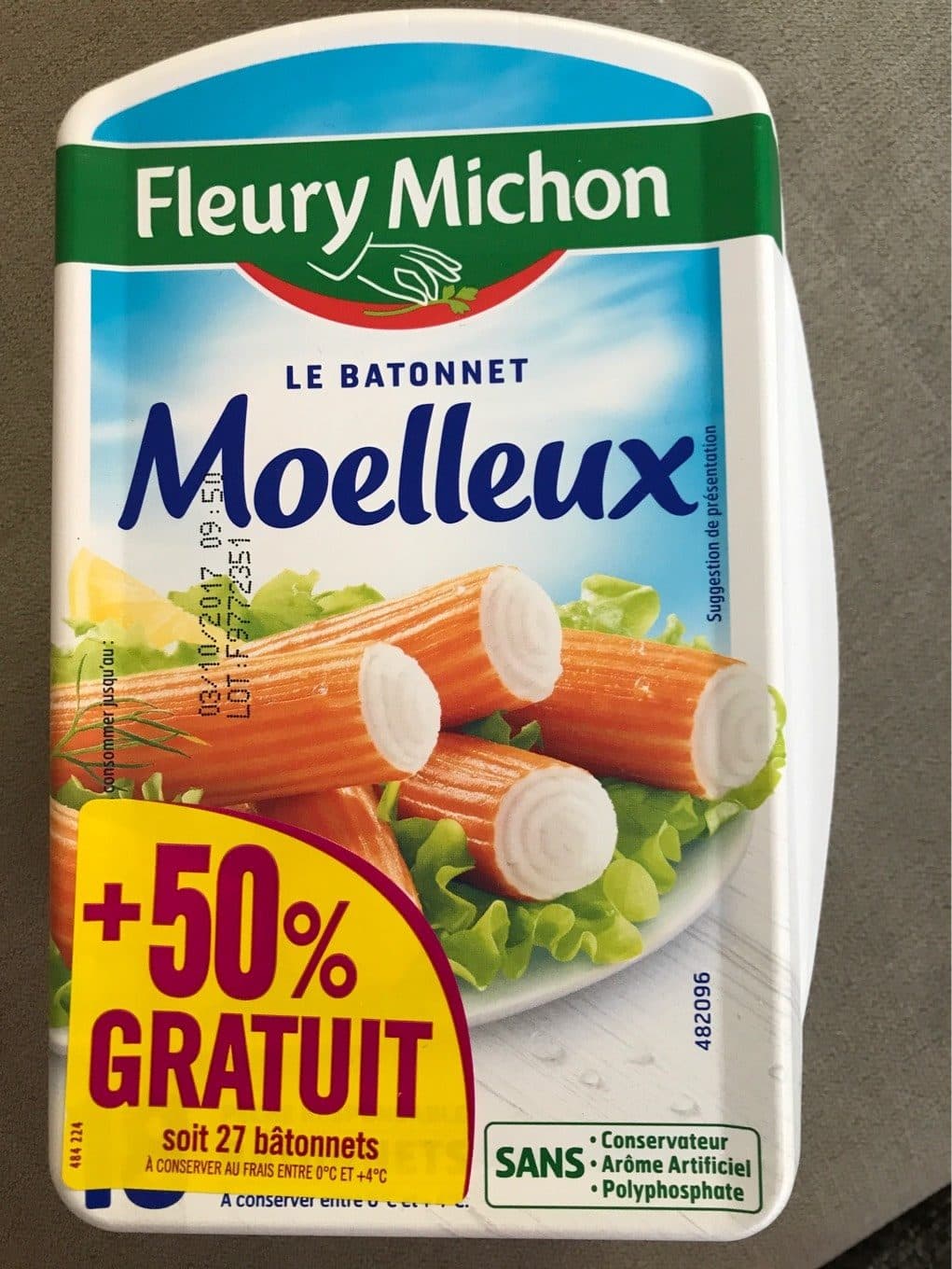 Fleury Michon Le Bâtonnet Moelleux packshot