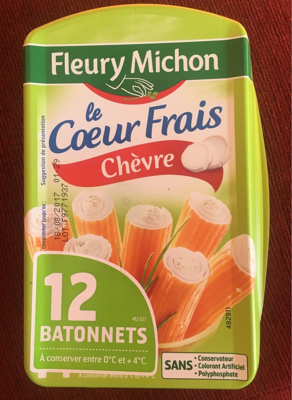 Fleury Michon Le coeur frais - chèvre packshot
