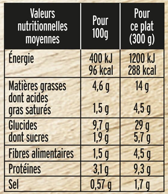 Fleury Michon Gratin de Poireaux Pommes de Terre et Chèvre packshot