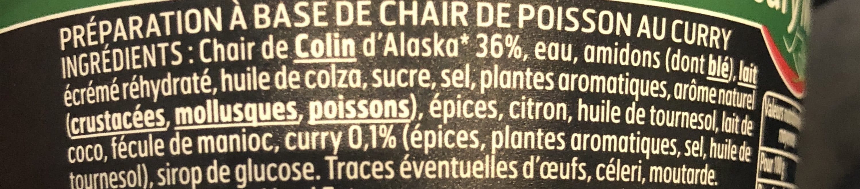 Fleury Michon NOIX DE LA MER CURRY APERO packshot