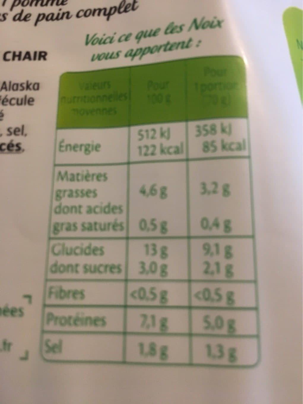 Fleury michon Les Noix de la Mer à poêler - Nature packshot