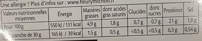 Fleury Michon Le tranché fin dégustation packshot