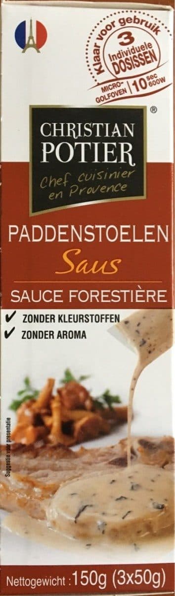 Christian Potier Sauce Forestière Christian Potier packshot