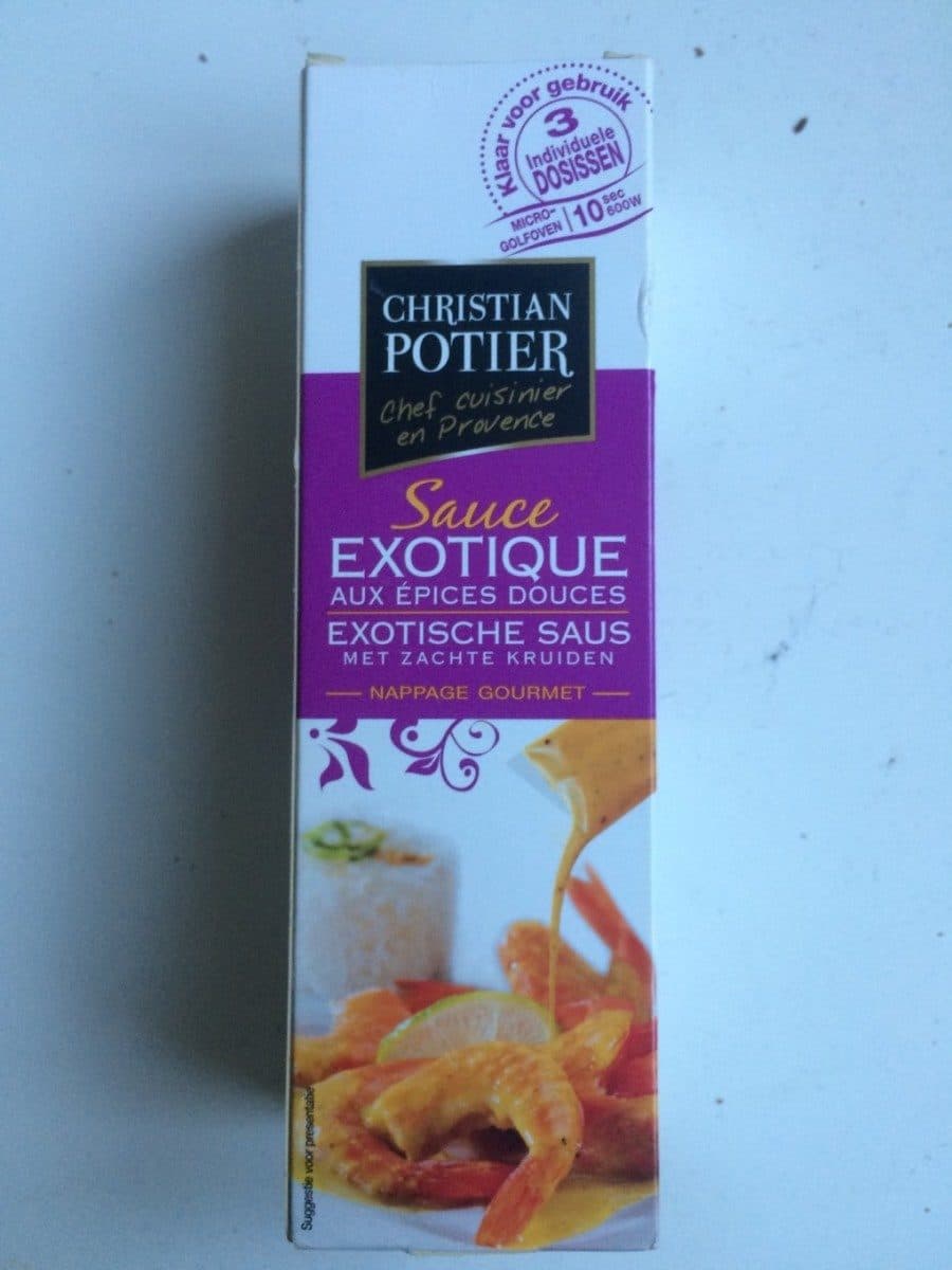 Christian Potier Sauce exotique aux epices douces packshot