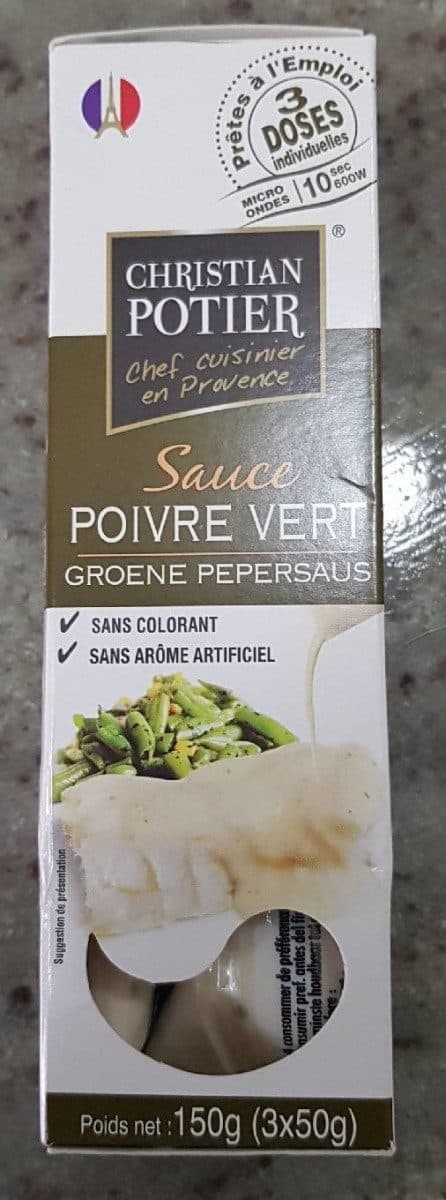 Christian Potier Sauce poivre vert packshot