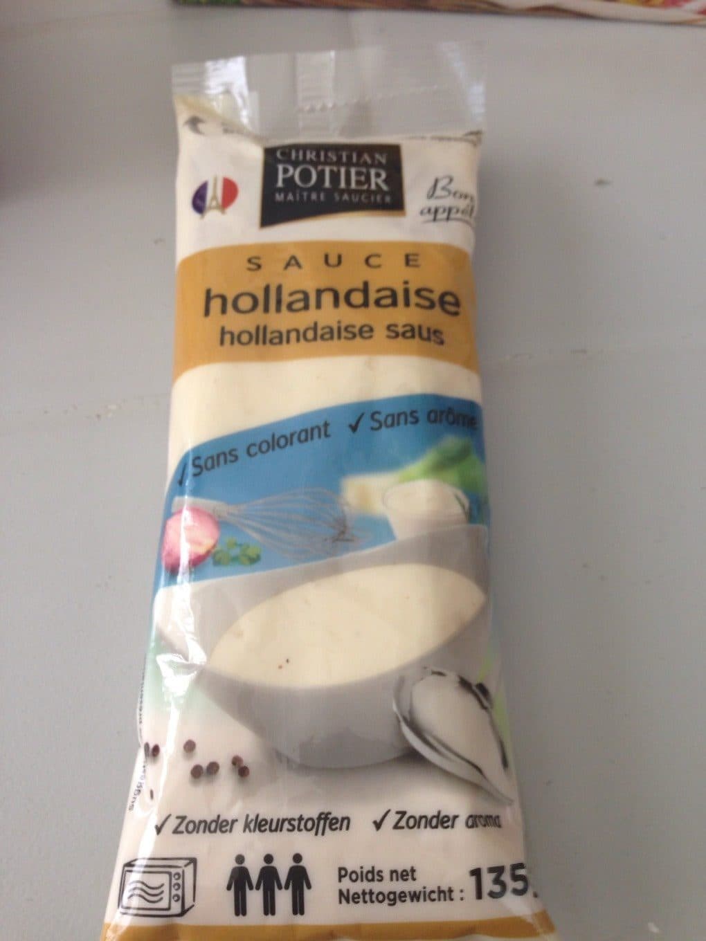 Christian potier Sauce hollandaise packshot