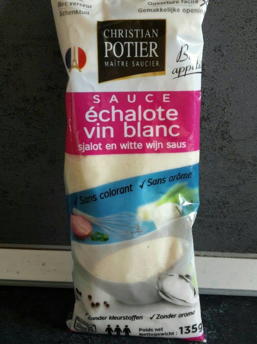 Christian potier Sauce échalote vin blanc packshot