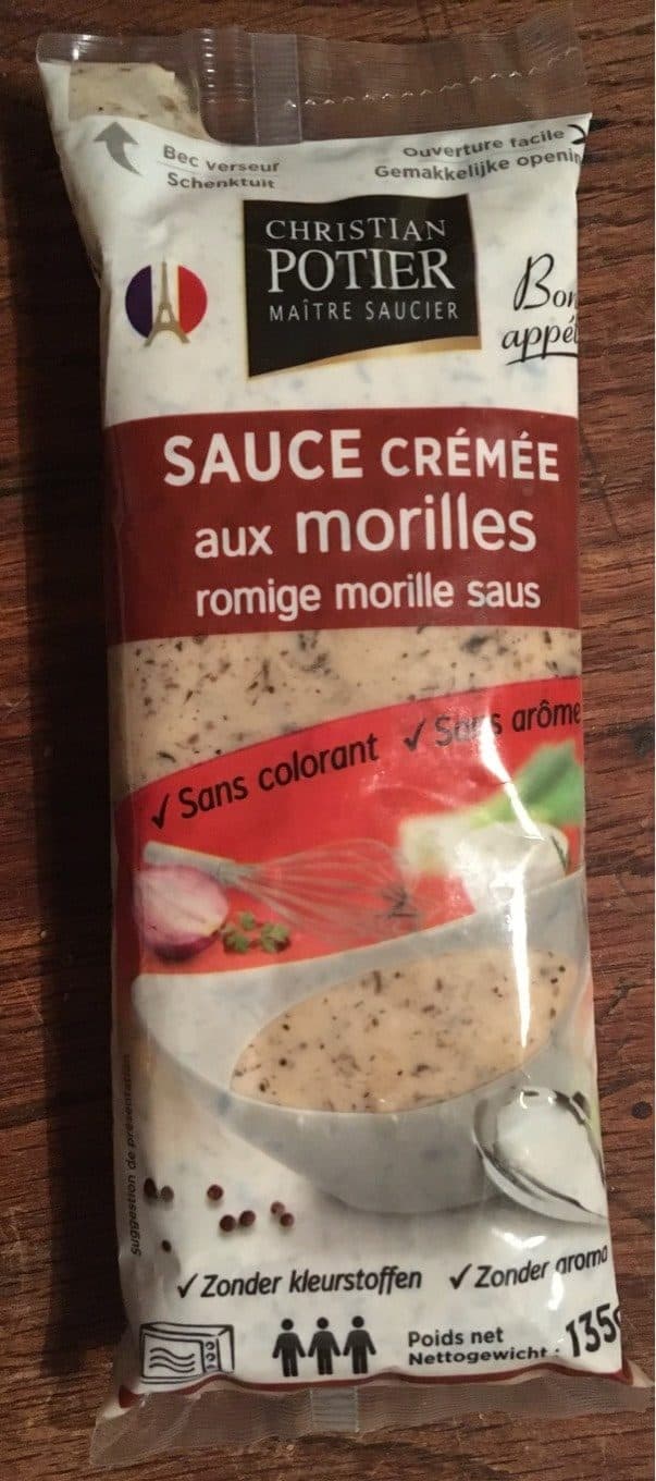 Christian potier Sauce crémée aux morilles packshot