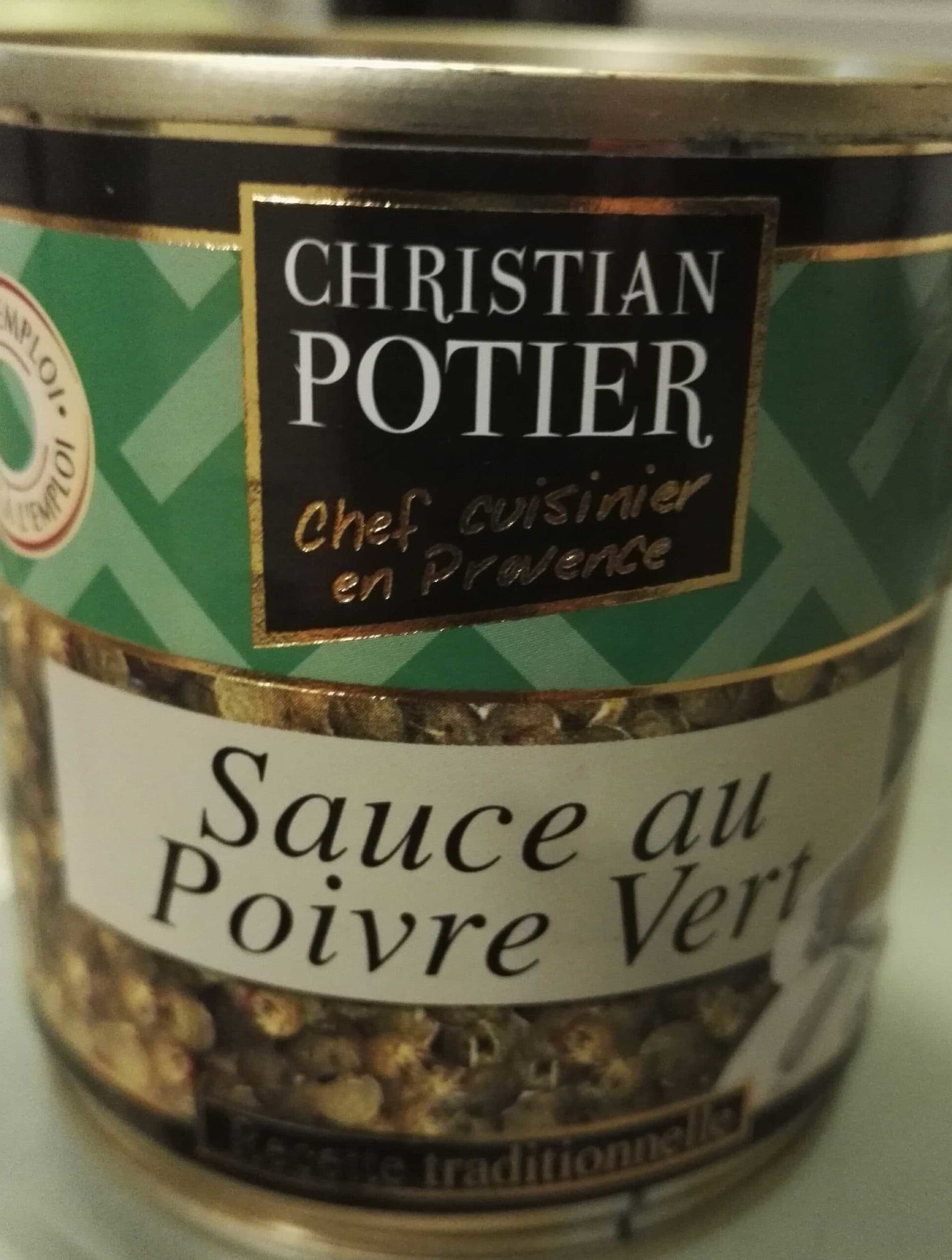 Christian Potier Sauce au poivre vert packshot