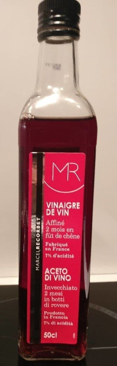 Marcel Recorbet Vinaigre de vin rouge packshot