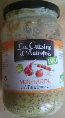 LA CUISINE D'AUTREFOIS Moutarde à l'ancienne bio packshot
