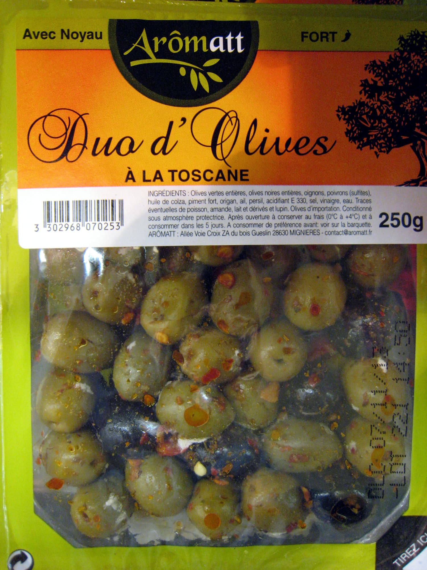 Arômatt Duo d'olives à la toscane Arômatt packshot