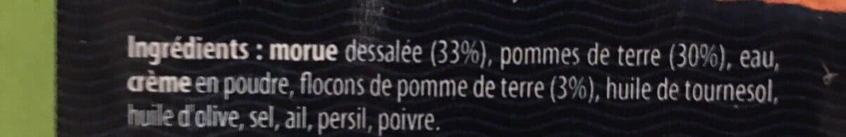 Sar ocean Brandade de Morue Parmentière gourmande packshot