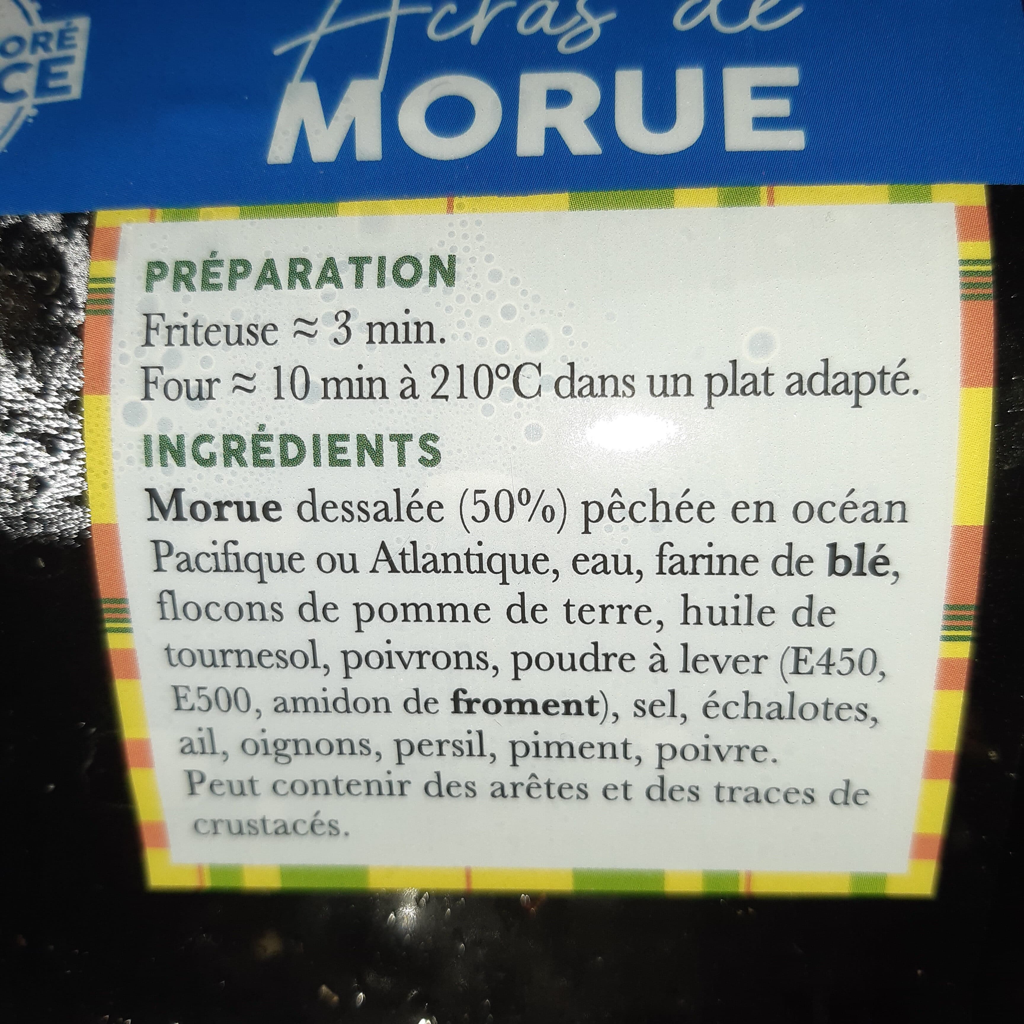 Sar'Ocean acras de morue packshot