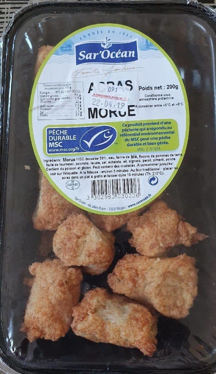 Sar'ocean Acras de morue packshot