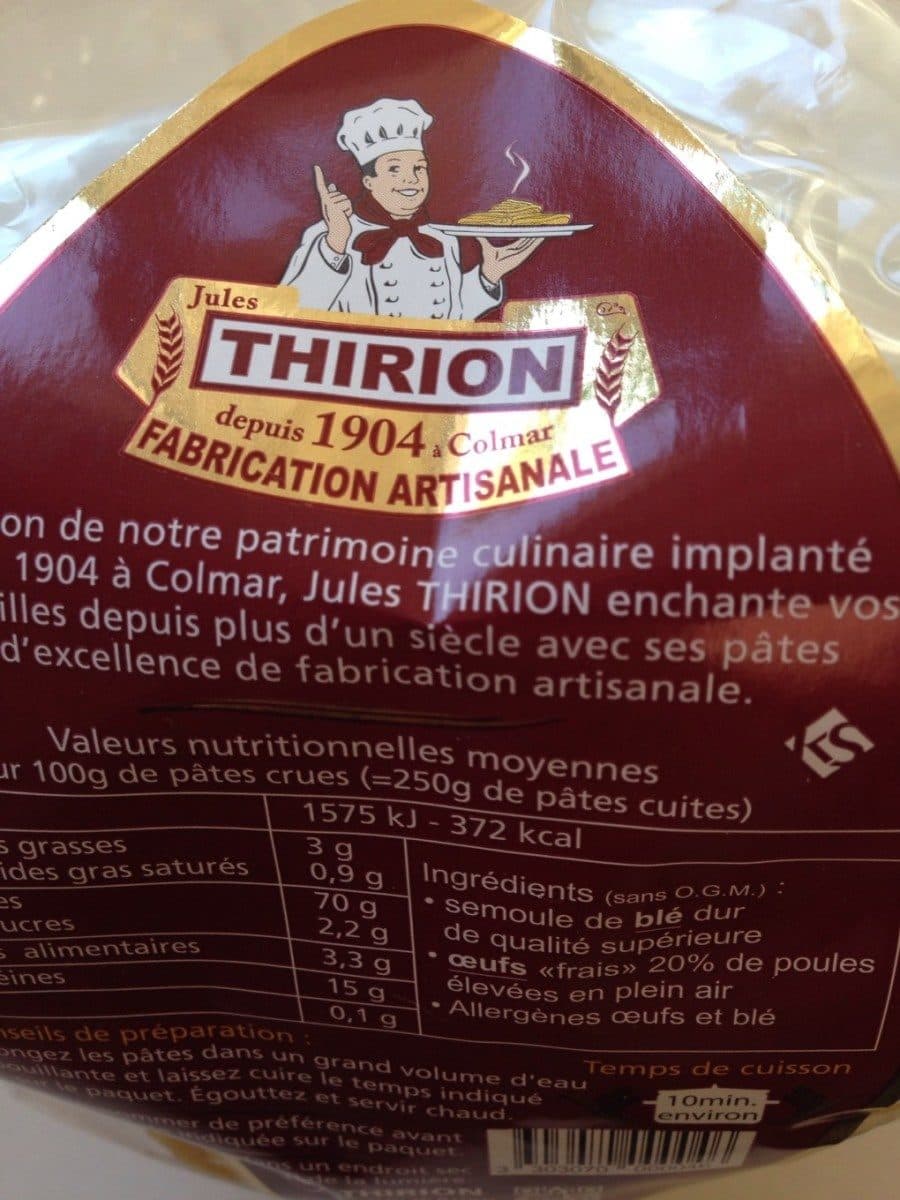 Open Food Facts Pâtes alimentaires packshot