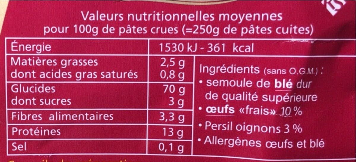 Open Food Facts Knepfle Persil Oignon packshot