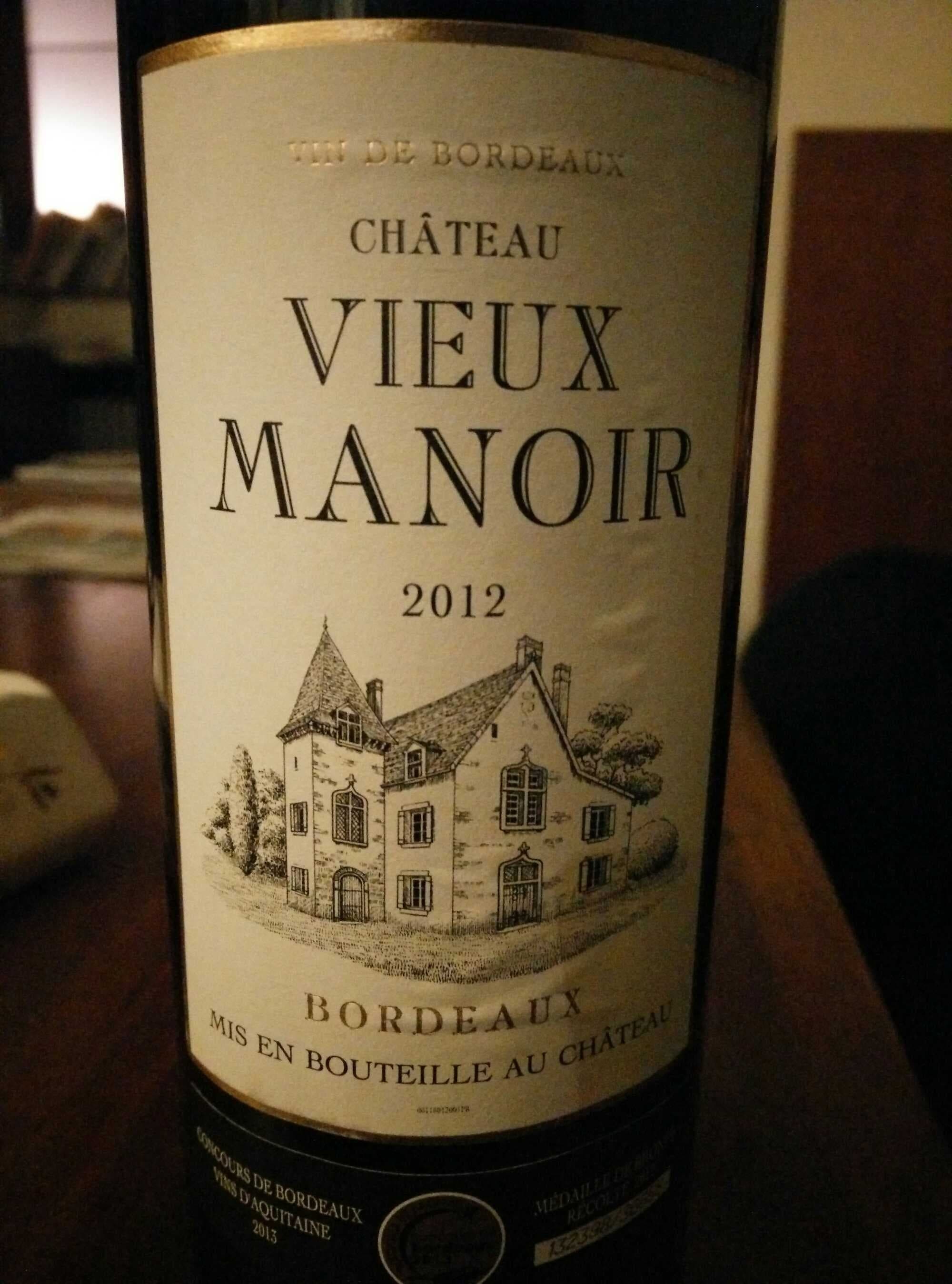 Open Food Facts Chateau Vieux Manoir packshot