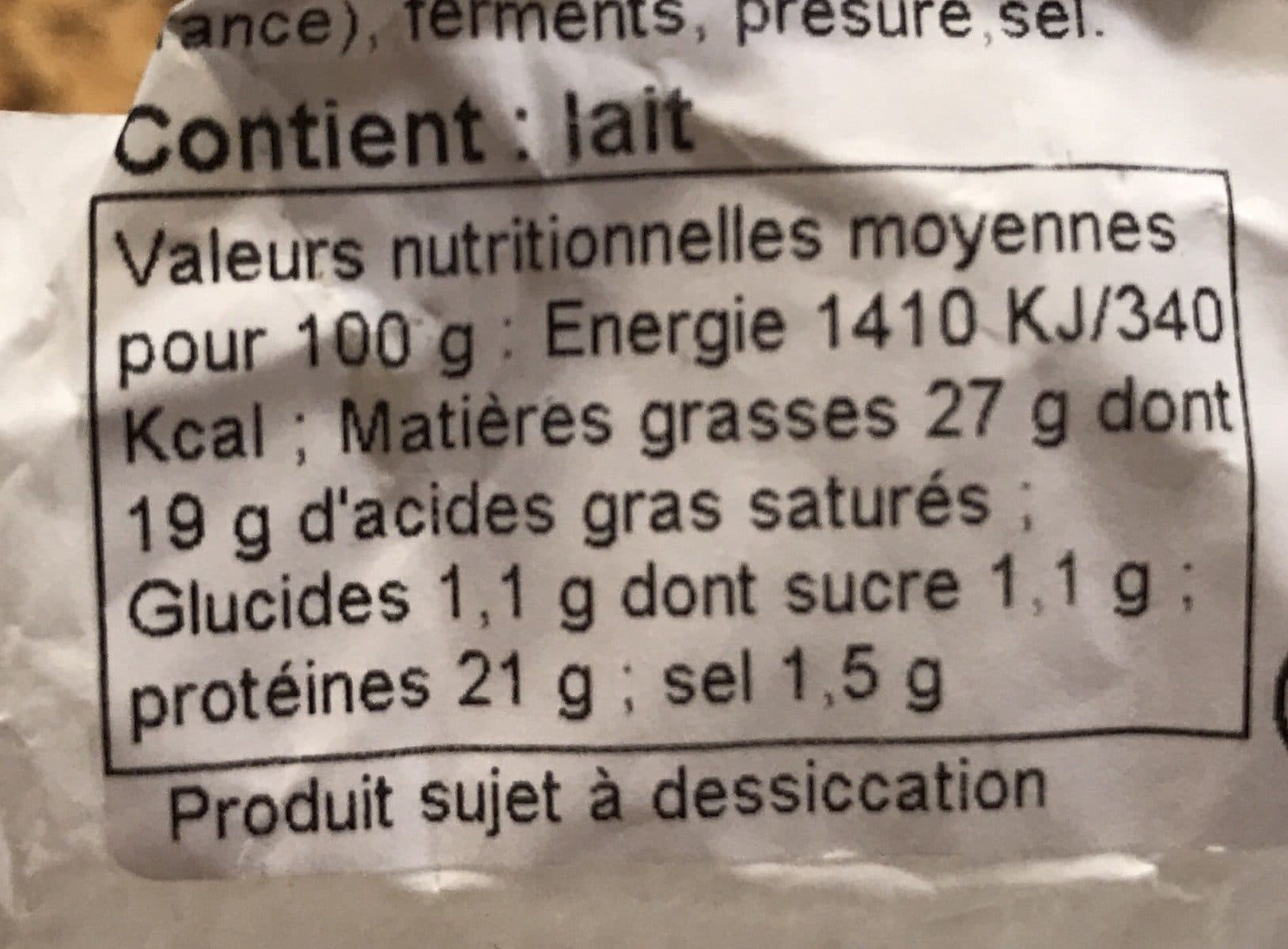 Open Food Facts Moissac des Cévénnes packshot