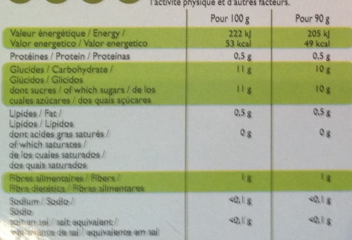 Leader Price Purée de pomme poire packshot
