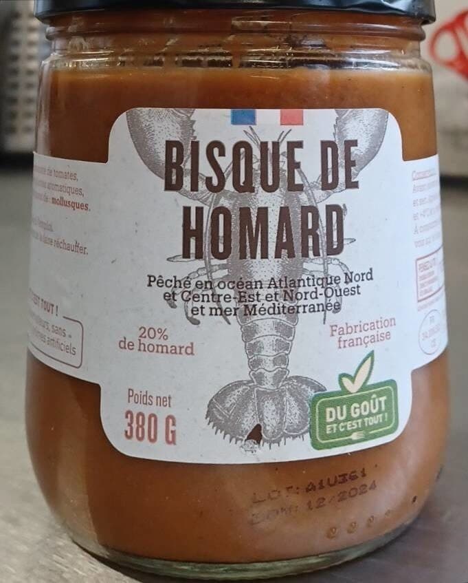 Open Food Facts Bisque de homard packshot